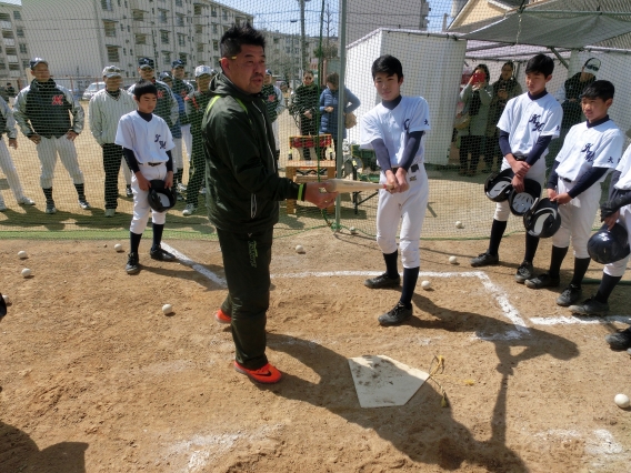 3月12日中村紀洋氏野球教室①